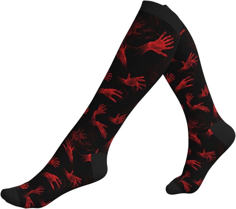 thmnj Compression Socks Knee High Support Socks for Women Men Circulation Stockings for Athletic Running Cycling Flying - Image 5